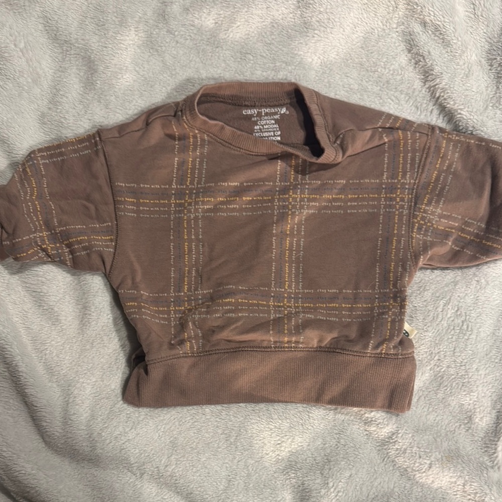 Cozy Peasy Brown Kids Sweater